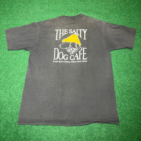 Vintage Other - Vintage Salty Dog Cafe Hilton Head Island South Beach Black Faded XL T Shirt